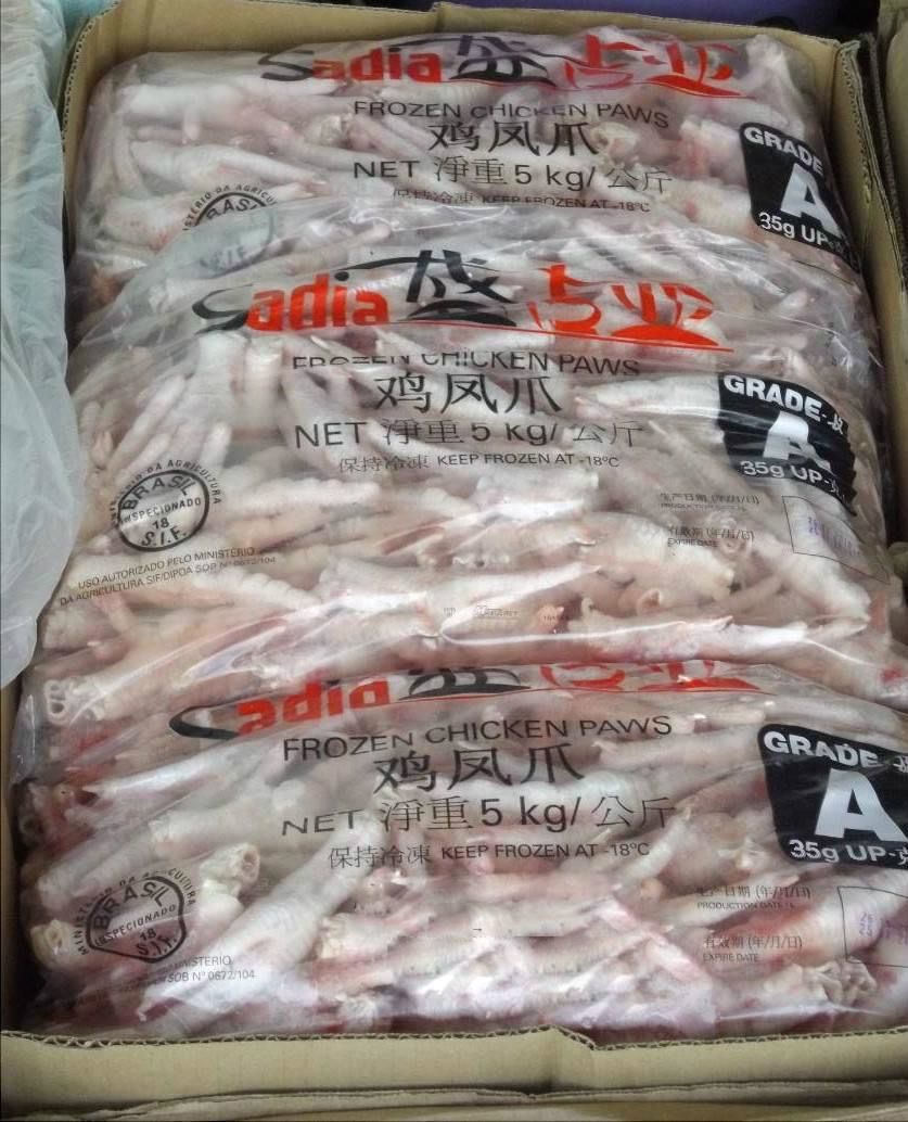 Halal Grade A Frozen Chicken Paws fit for human consumption